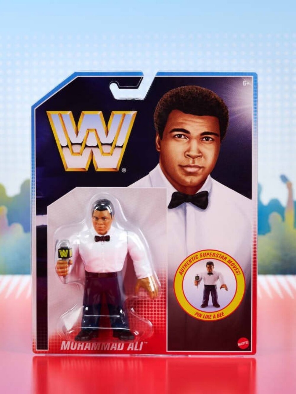 WWE Hasbro Muhammad Ali Action Figure 🔥 NEW 🏆 WWF Wrestling Retro